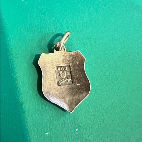 Köln Cologne - Germany 🇩🇪 Vintage 800 Silver Enamel Travel Shield Charm - Picture 2 of 3